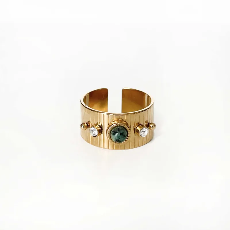 Havana Luxe 18k Gold Plated Ring sold by Luxe Tones