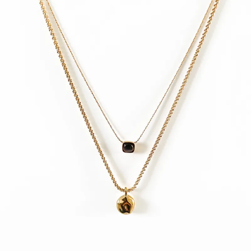 Zepha Luxe 18k Gold Plated Necklace sold by Luxe Tones