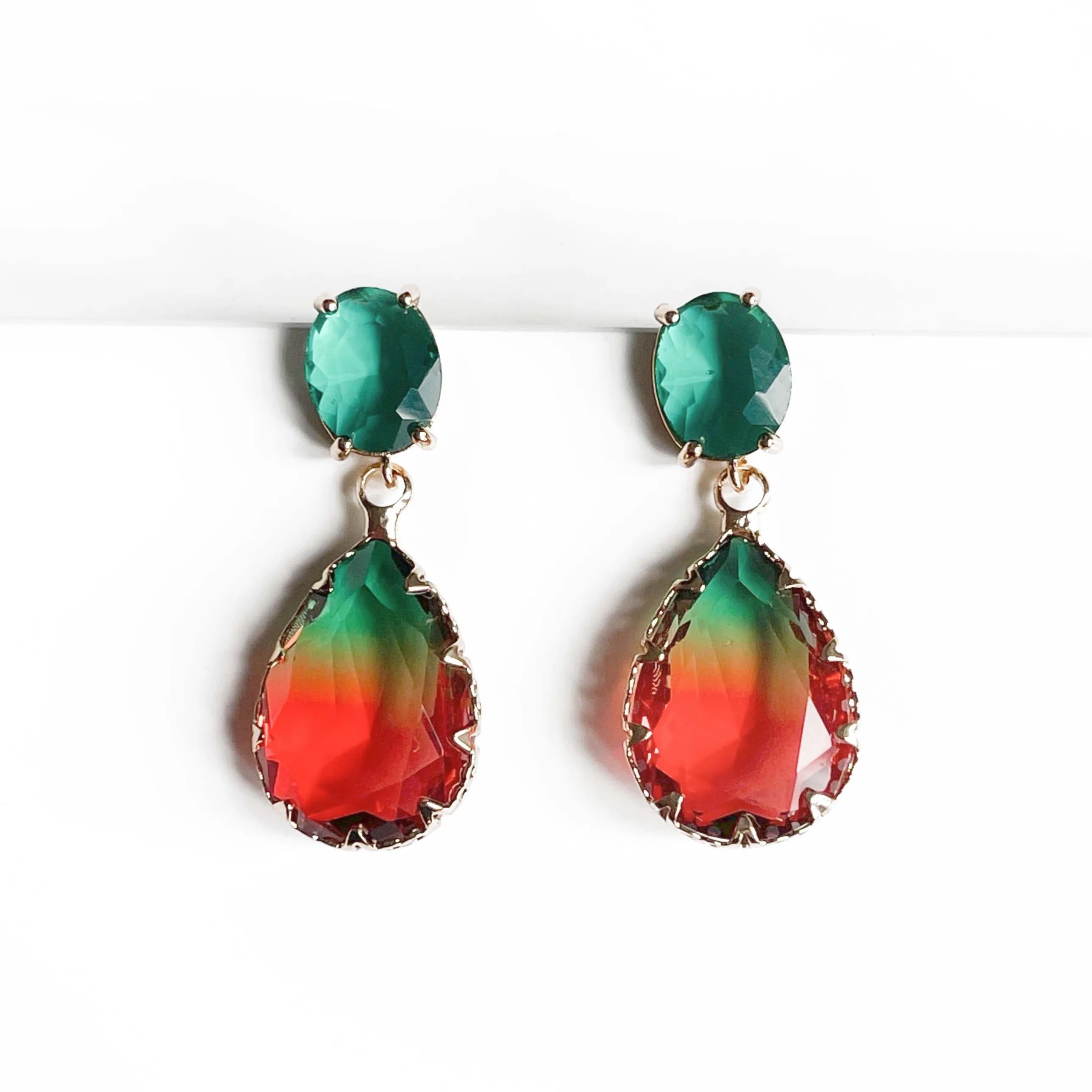 Rissa Ombre Jewel Earrings sold by Luxe Tones