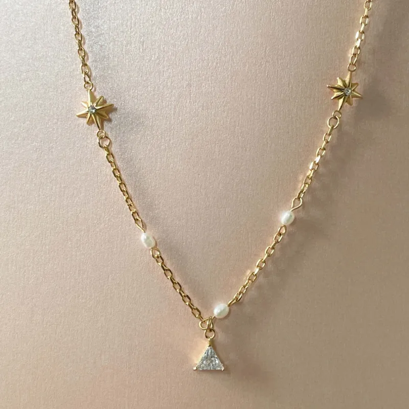 Taliah Luxe 18k Gold Plated Necklace sold by Luxe Tones
