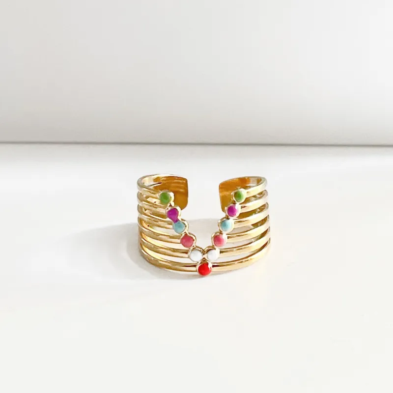 Amaya Luxe 18k Gold Plated Ring sold by Luxe Tones