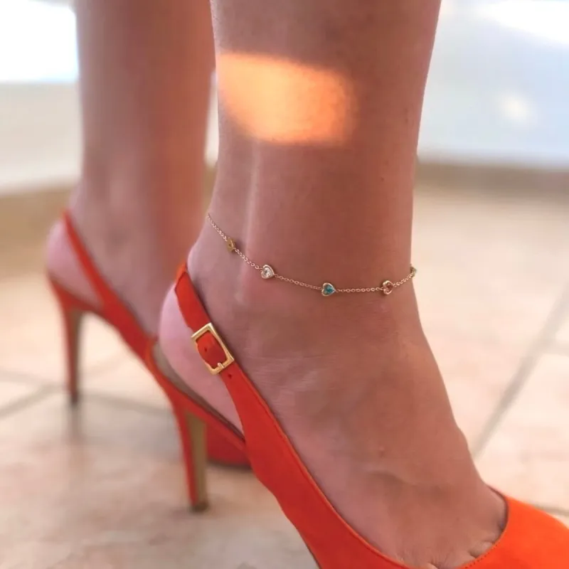 Gianella Luxe 18k Gold Plated Anklet sold by Luxe Tones
