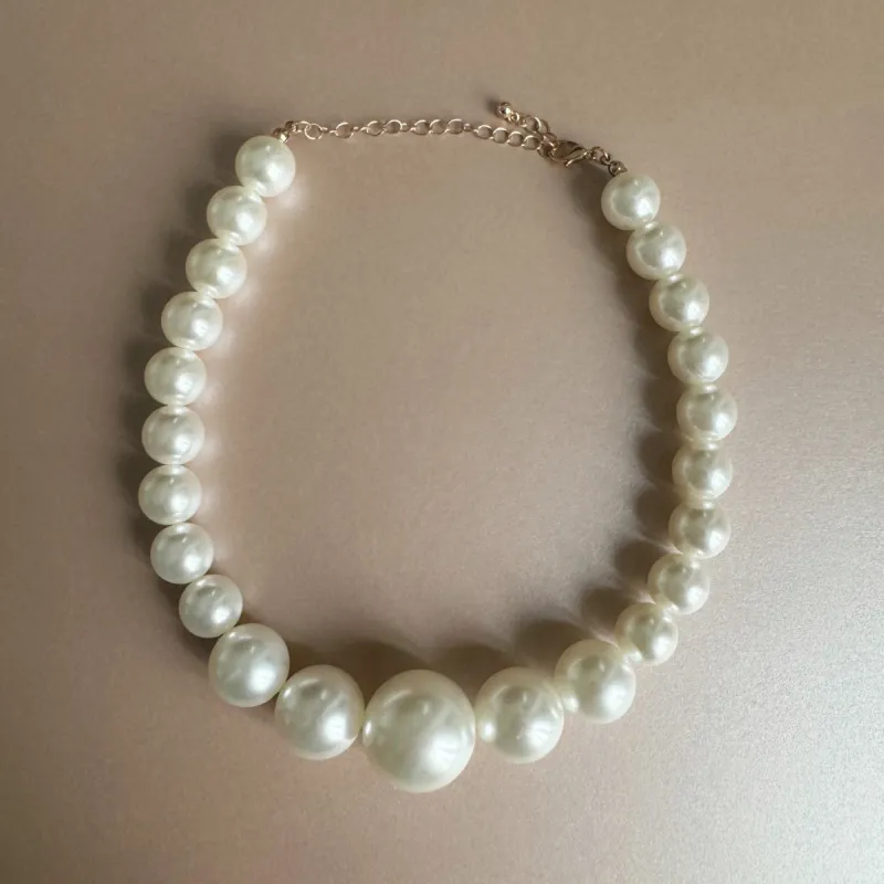 Feya Statement Pearl Necklace sold by Luxe Tones