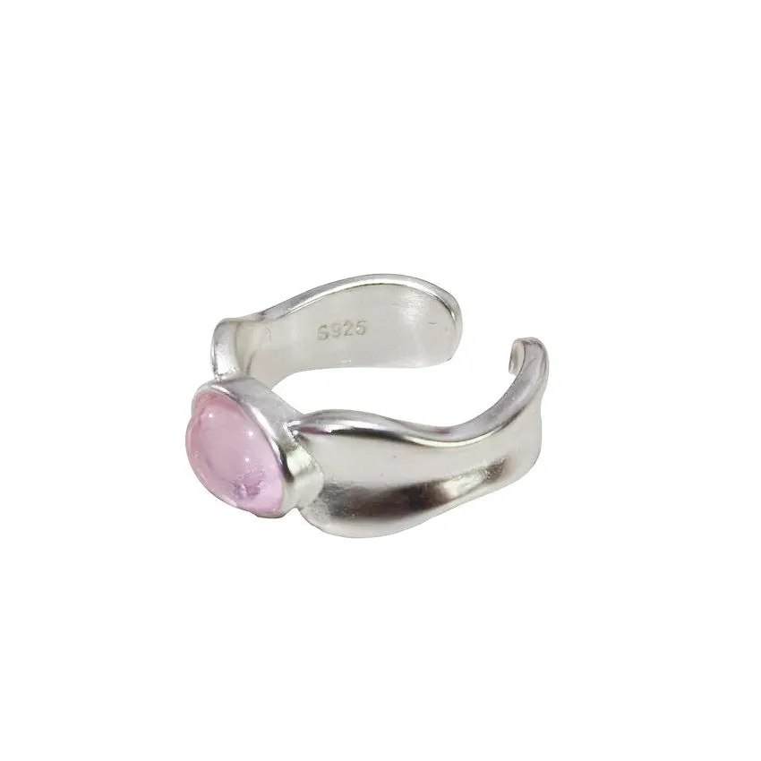 Charlie Silver Wide Band Ring sold by Luxe Tones product image thumbnail 2