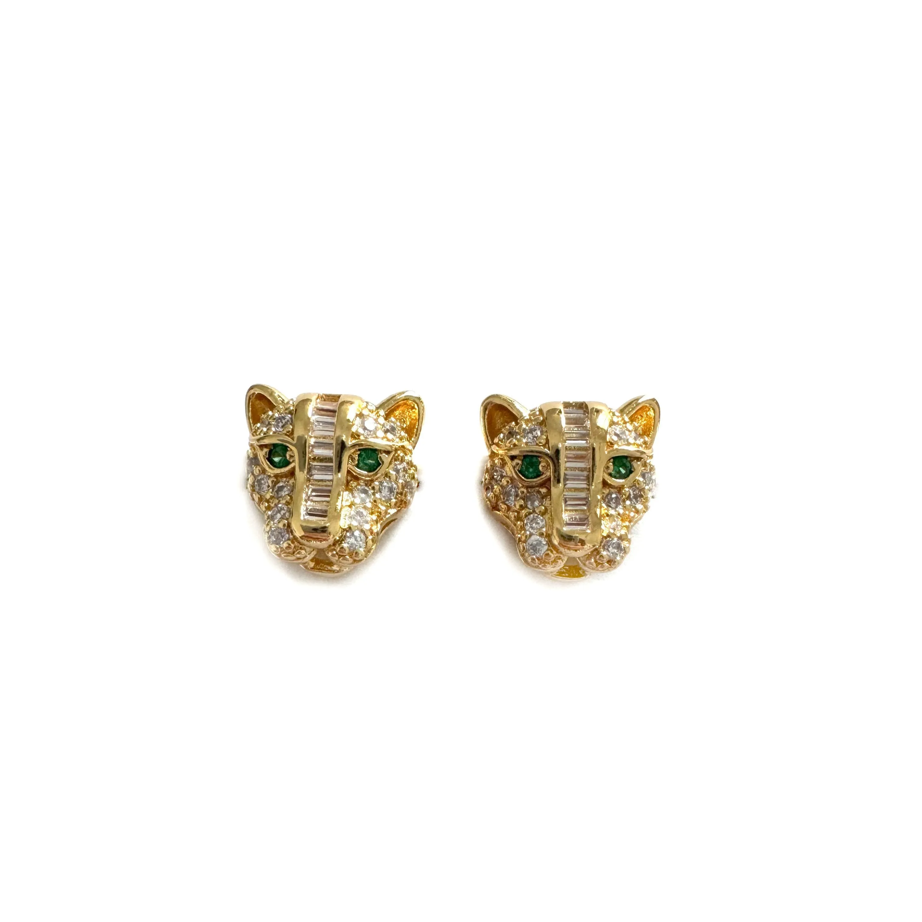 The Zuri Panther Earrings and Cuff Set sold by Luxe Tones product image thumbnail 2