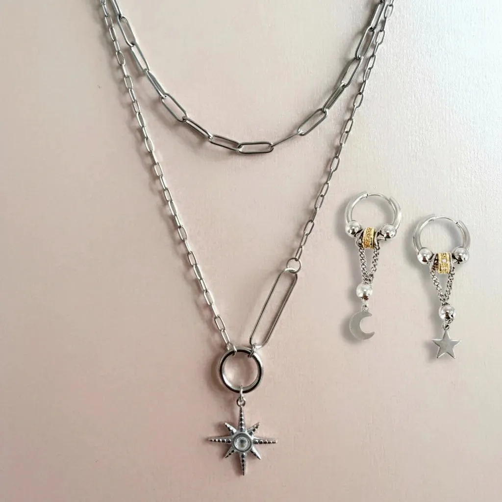 The Sahara Necklace and Hecate Earring Set sold by Luxe Tones product image thumbnail 3
