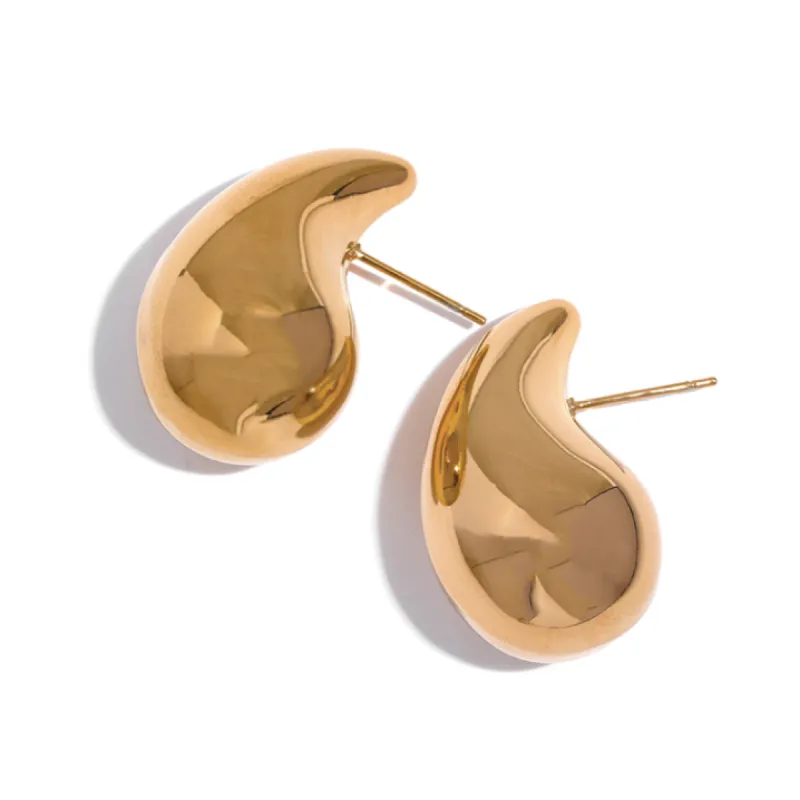 Solace Luxe 18k Gold Plated Earrings sold by Luxe Tones