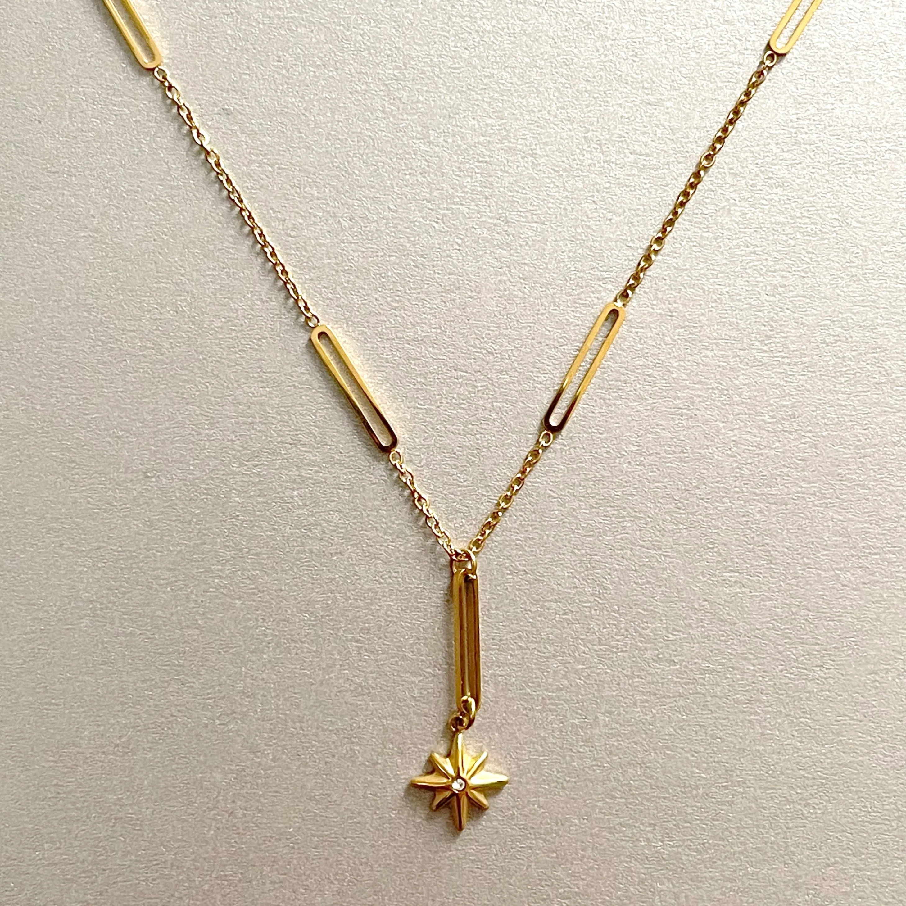 Tara Luxe 18k Gold Plated Star Necklace sold by Luxe Tones product image thumbnail 3