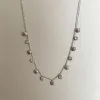 Hanaali  Silver Tone Shell Necklace sold by Luxe Tones