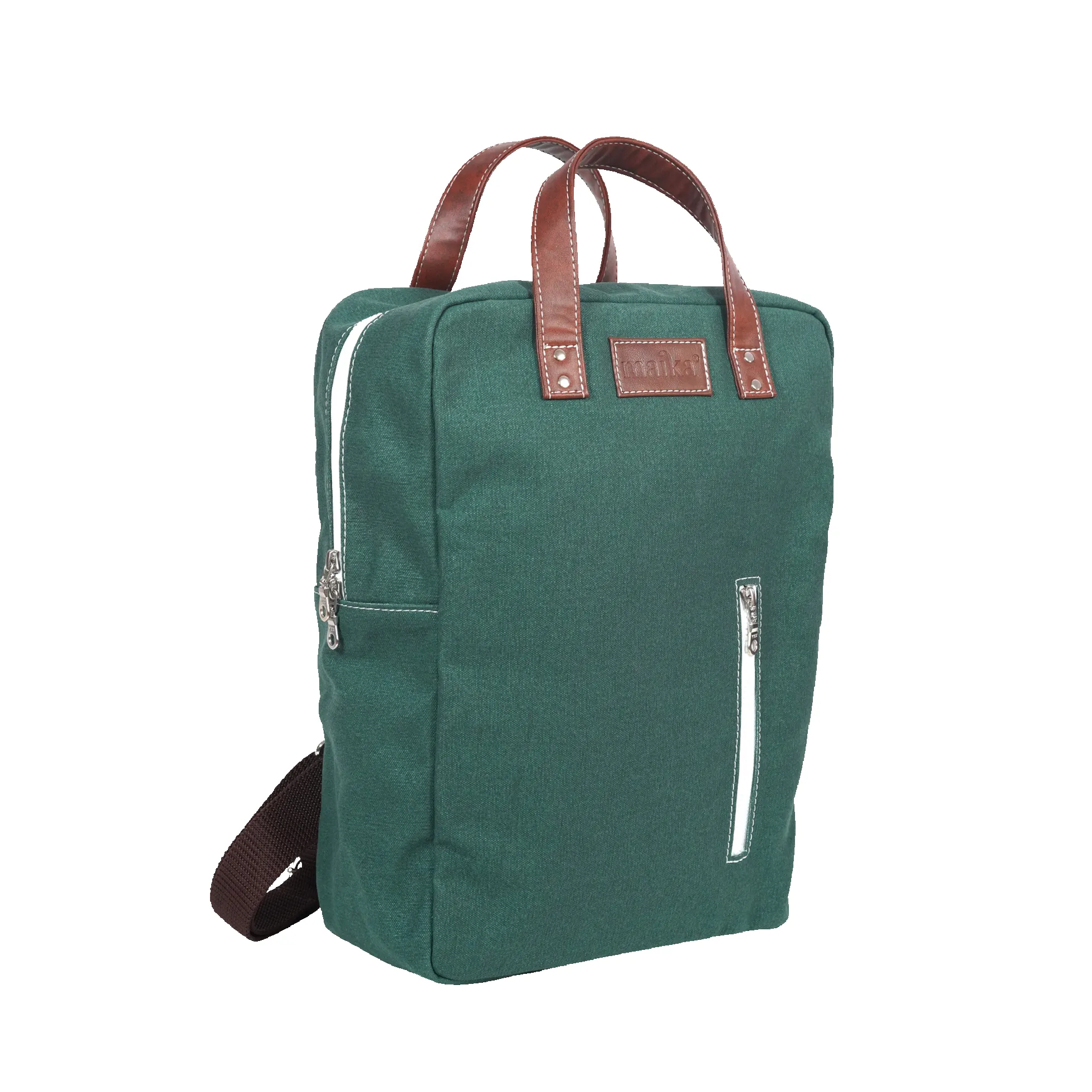 Laptop Backpack - Waxed Hunter Green sold by MAIKA