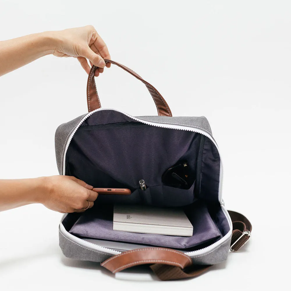 Laptop Backpack - Waxed Hunter Green sold by MAIKA product image thumbnail 4