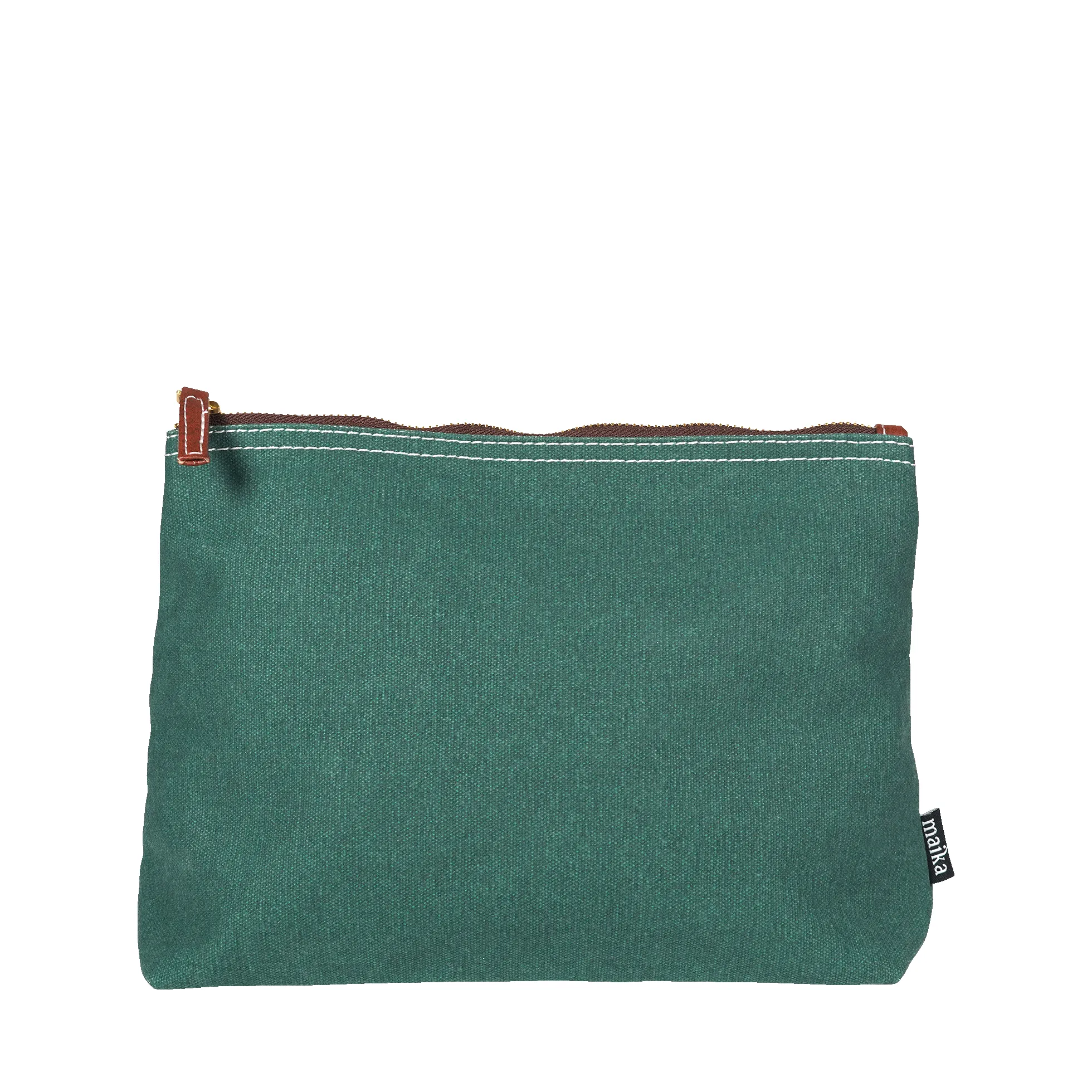 Travel Pouch - Waxed Hunter Green sold by MAIKA product image thumbnail 2