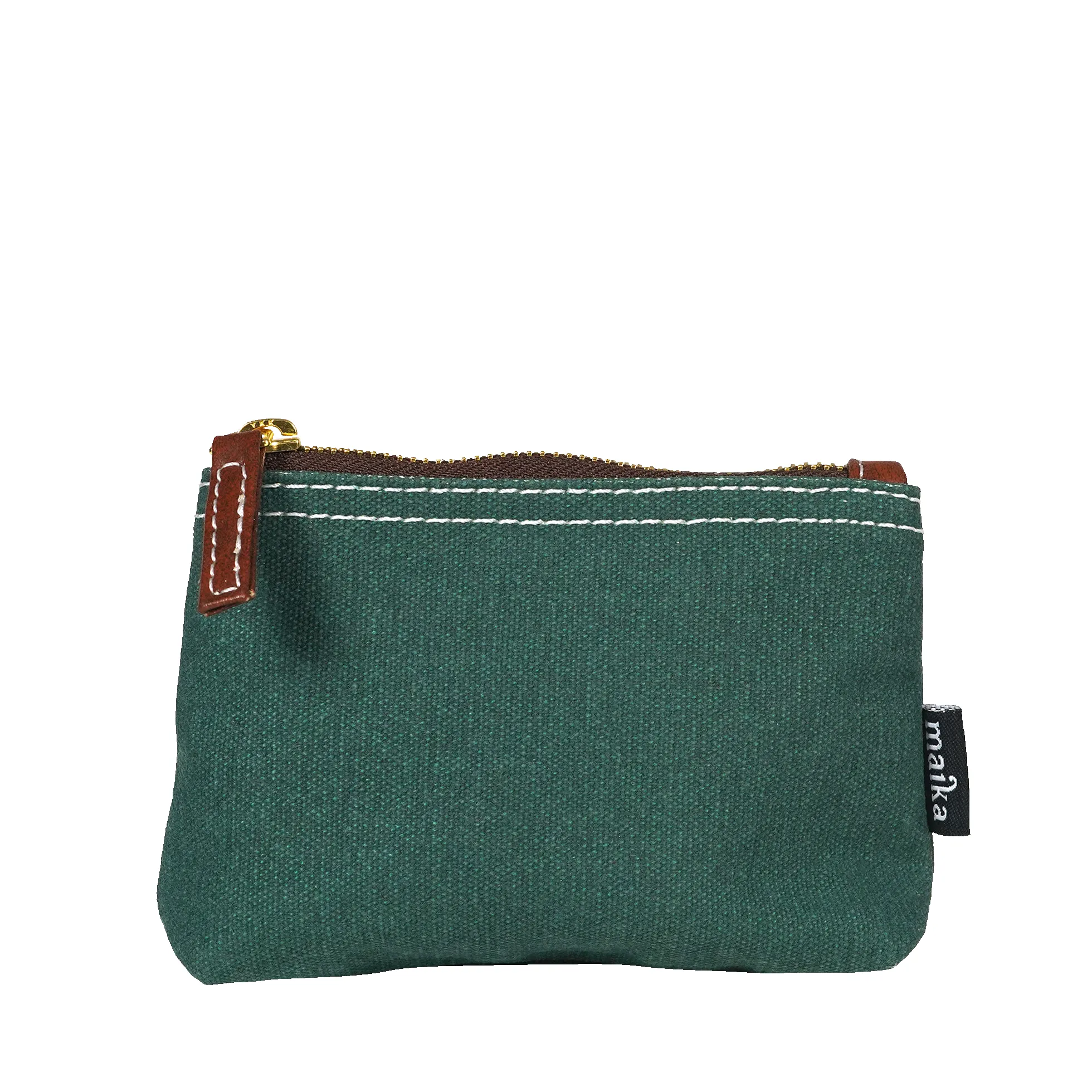 Travel Pouch - Waxed Hunter Green sold by MAIKA product image thumbnail 3