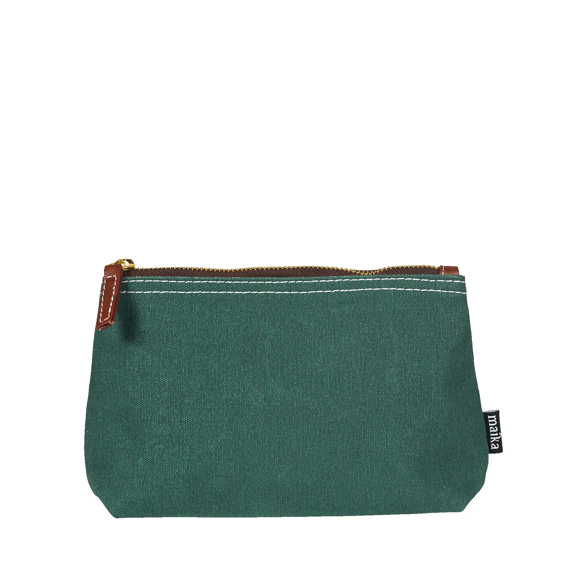Travel Pouch - Waxed Hunter Green sold by MAIKA product image thumbnail 4