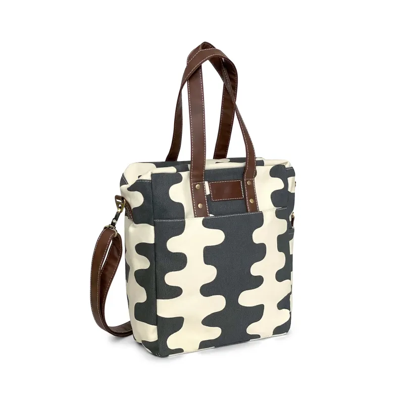 COMMUTER TOTE - ECHO CHARCOAL, ORIGINAL DESIGN (FINAL SALE) sold by MAIKA