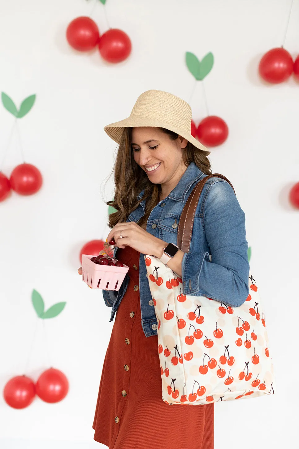 Market Tote - Cherries sold by MAIKA product image thumbnail 3