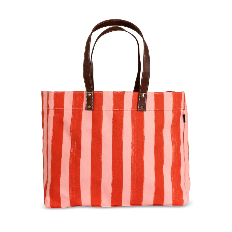 Carryall Tote - Linea Red/Pink sold by MAIKA