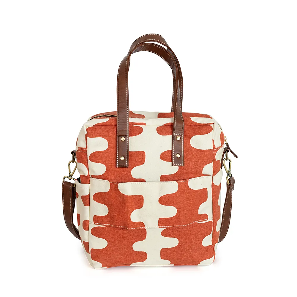 Commuter Tote - Linea Red/Pink sold by MAIKA product image thumbnail 4