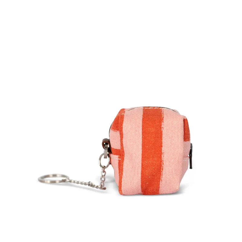 Mini Cube Key Ring - Linea Red/Pink sold by MAIKA