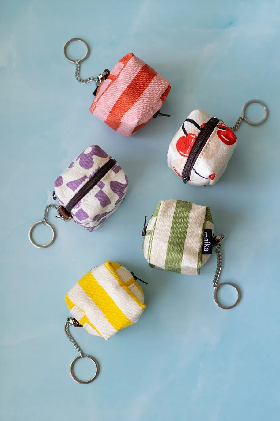 Mini Cube Key Ring - Linea Buttercup sold by MAIKA product image thumbnail 3