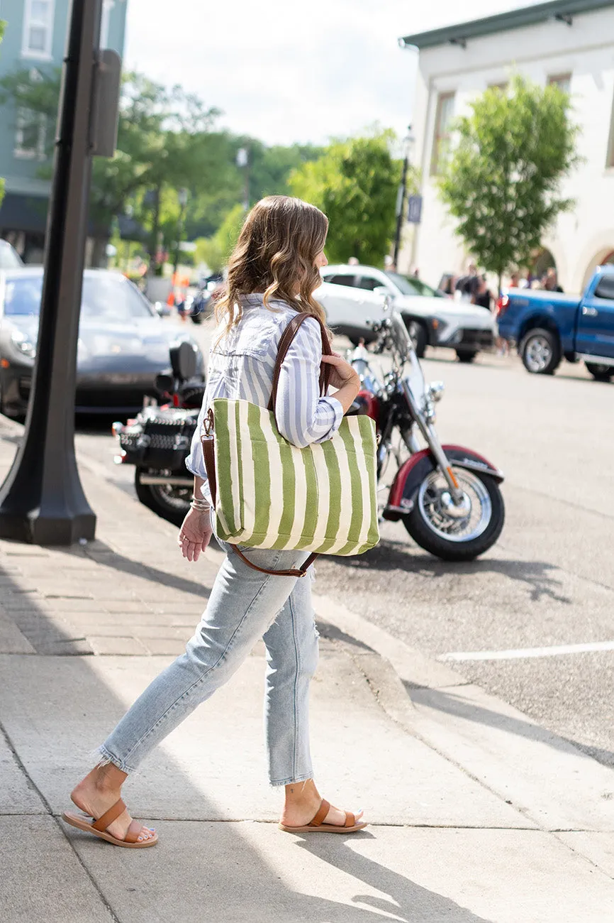 Essential Tote - Linea Olive sold by MAIKA product image thumbnail 3