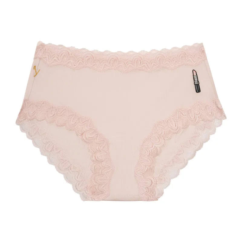 Soft Silk 'Trying On New Lipstick' Brief made by Uwila Warrior