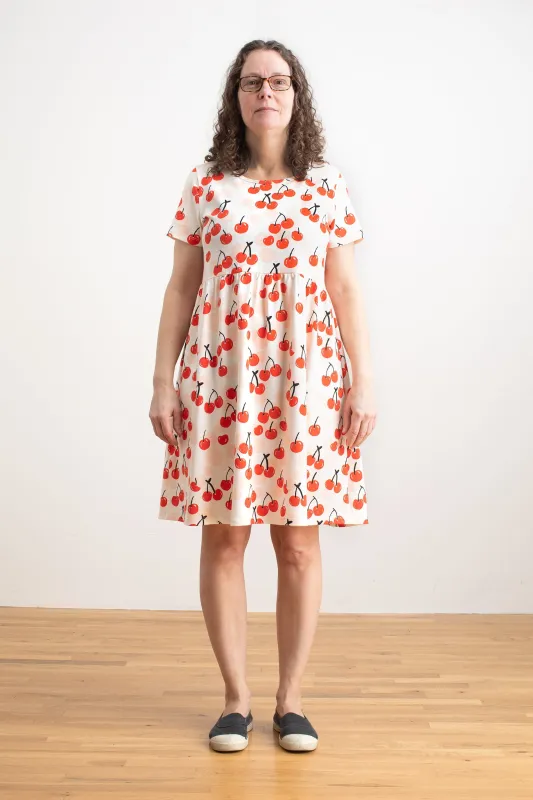 Stockholm Dress - Cherries Red made by MAIKA