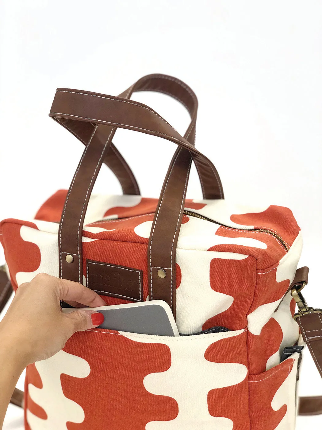 Commuter Tote - Flores sold by MAIKA product image thumbnail 3