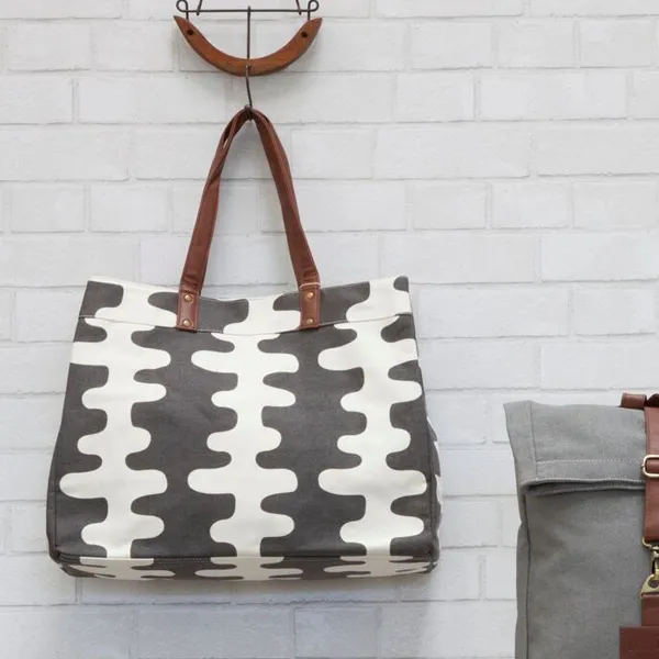 Carryall Tote - Charcoal Echo sold by MAIKA product image thumbnail 3