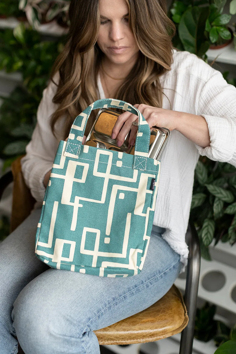Lunch + Pie Tote - Malibu sold by MAIKA product image thumbnail 2