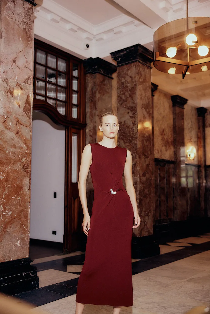 Dramatic Twist Knit Dress sold by Manning Cartel product image thumbnail 5