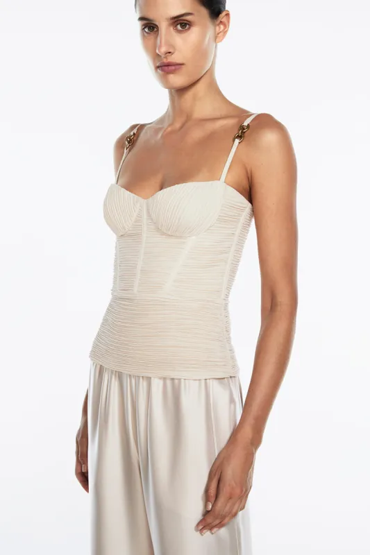 Double Time Pleat Bustier sold by Manning Cartel