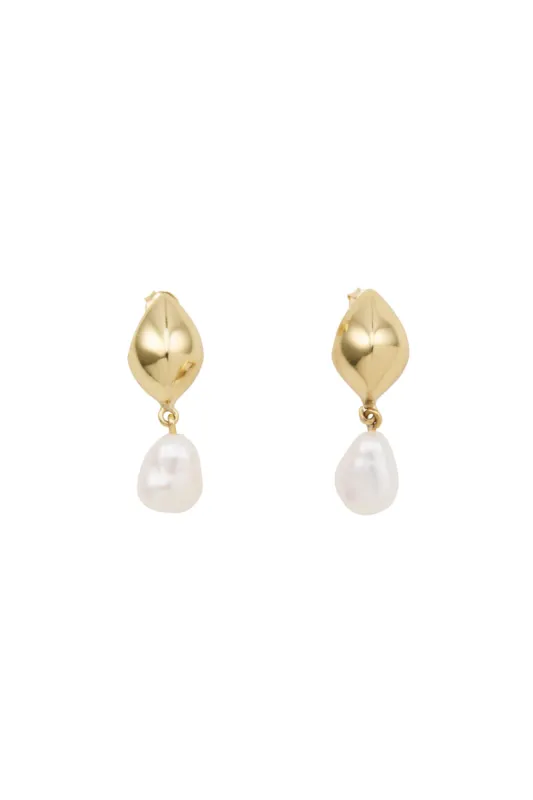 Freshwater Pearl Drop Earrings sold by Manning Cartel