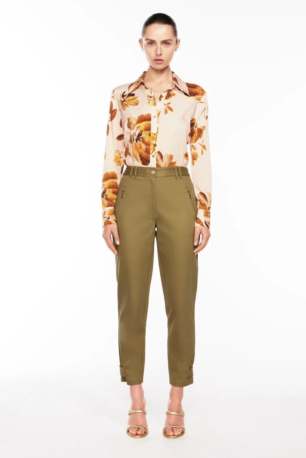 Marigold Floral Shirt sold by Manning Cartel