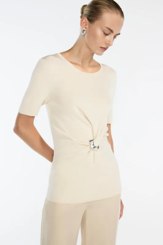 Dramatic Twist Knit Top sold by Manning Cartel