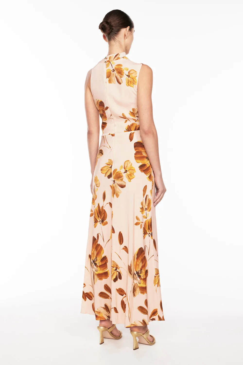 Marigold Floral Dress sold by Manning Cartel product image thumbnail 4