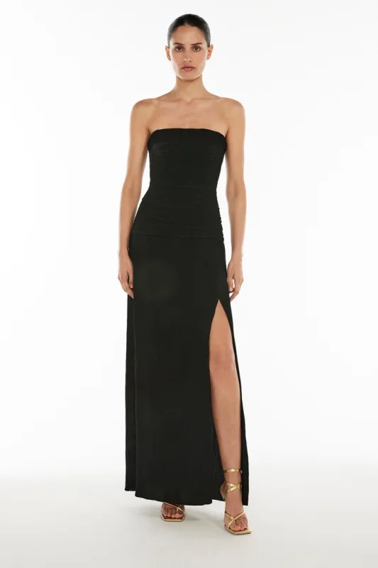 Double Time Pleat Strapless Dress sold by Manning Cartel