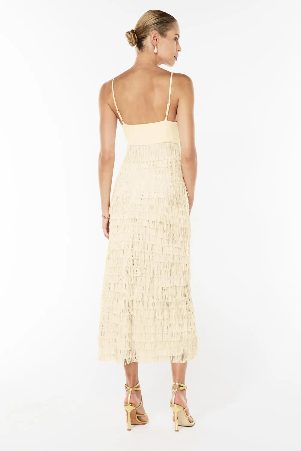 High Touch Fringe Slip Dress sold by Manning Cartel product image thumbnail 3