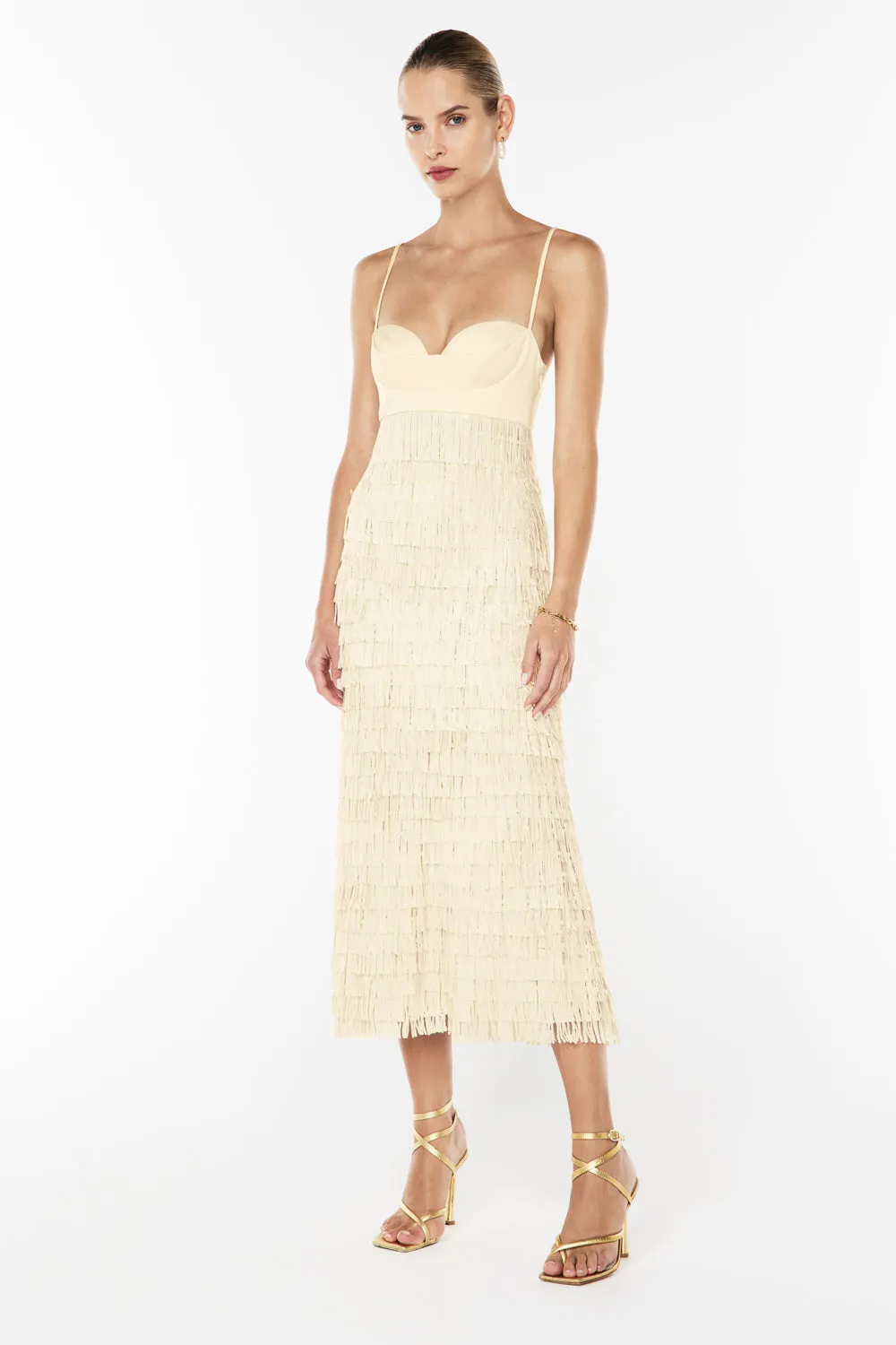 High Touch Fringe Slip Dress sold by Manning Cartel product image thumbnail 2