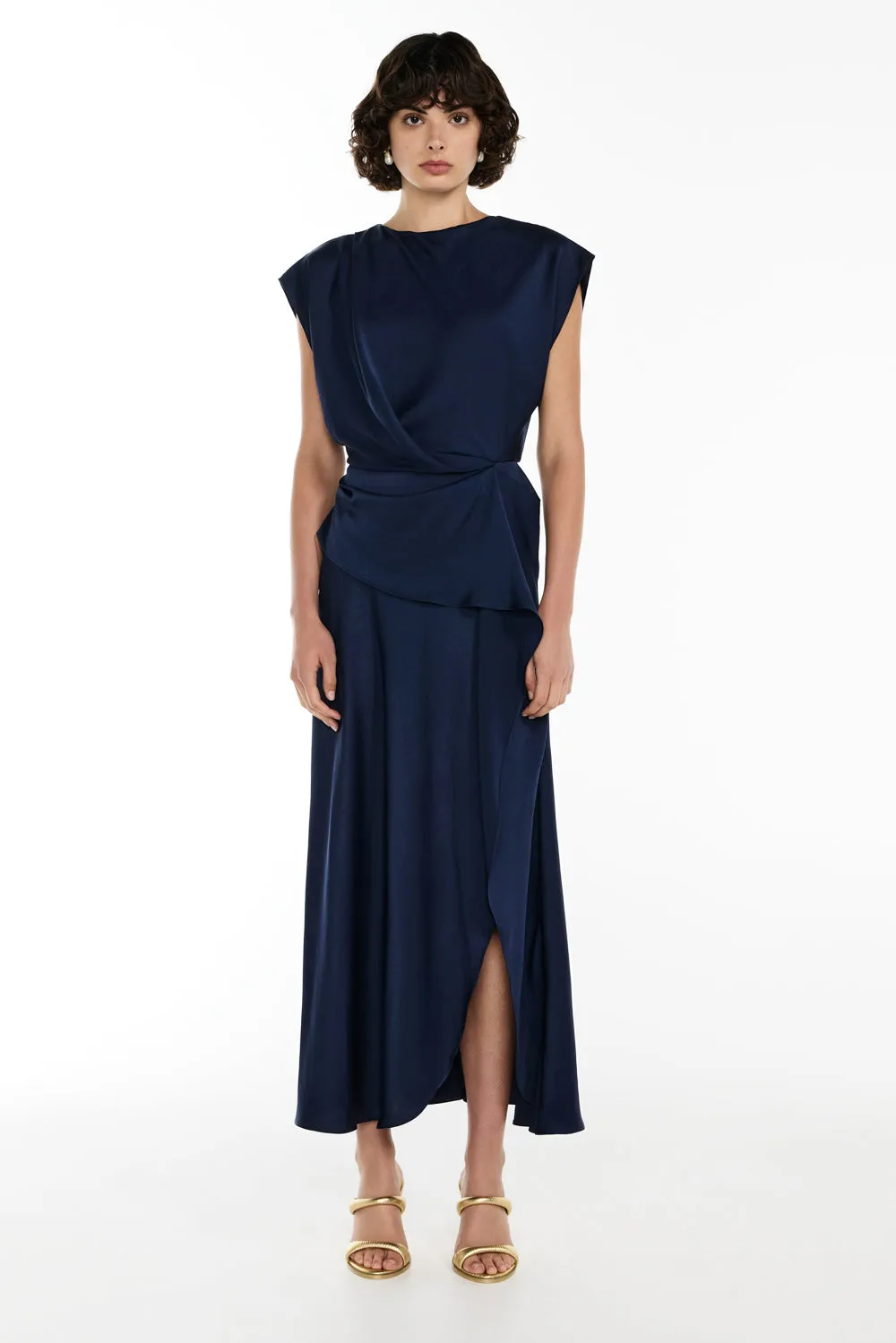 Fluid Notion Drape Dress sold by Manning Cartel
