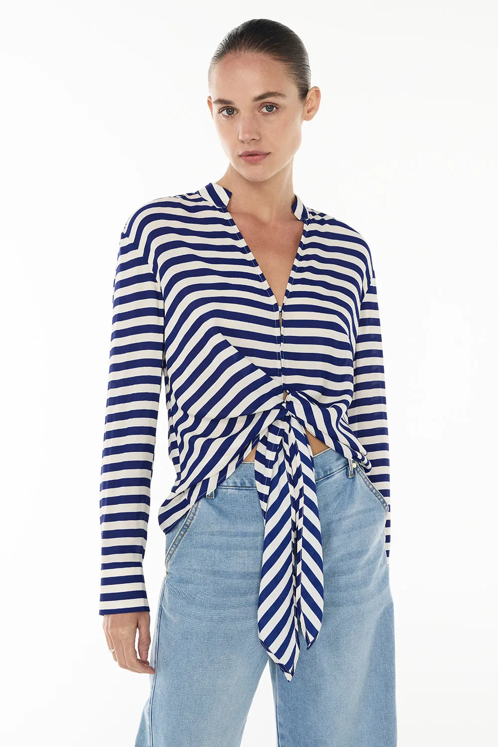 Riviera Stripe Blouse sold by Manning Cartel product image thumbnail 3
