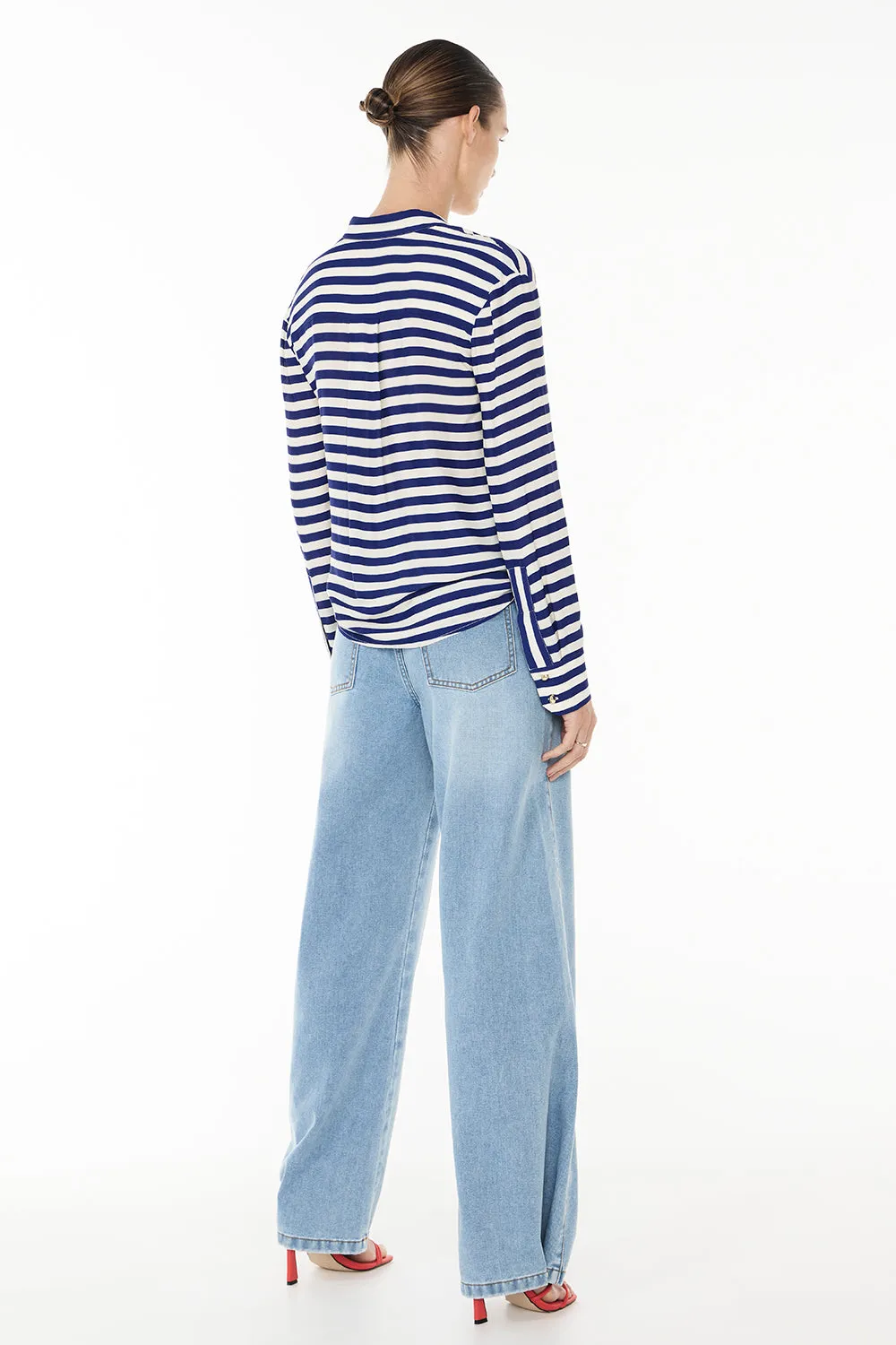 Riviera Stripe Blouse sold by Manning Cartel product image thumbnail 4