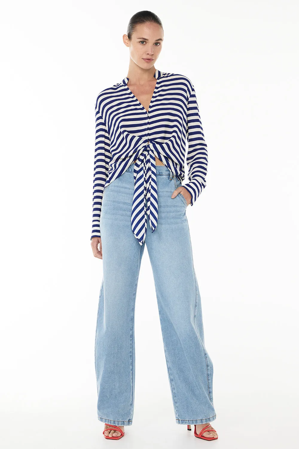 Riviera Stripe Blouse sold by Manning Cartel product image thumbnail 2