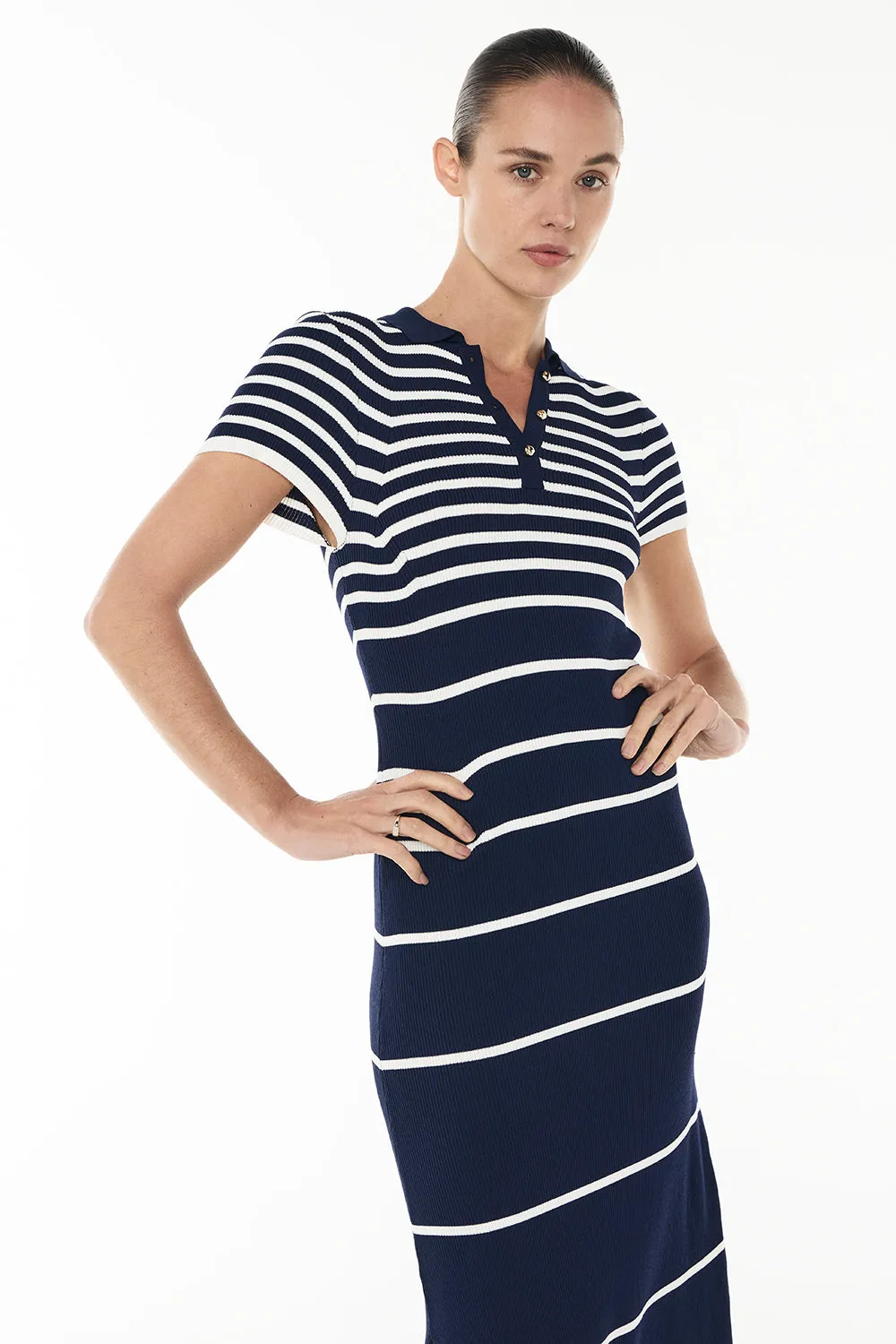 Sea & Shore Knit Polo Dress sold by Manning Cartel product image thumbnail 2