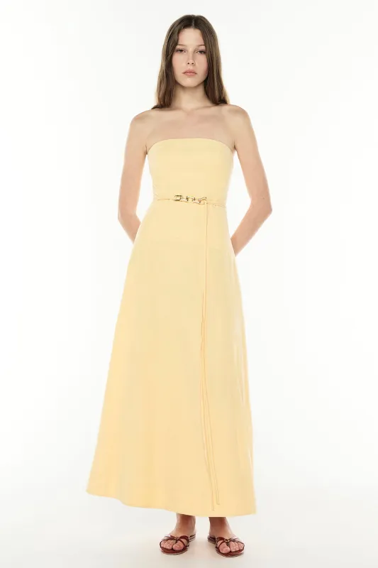 Chasing Sunsets Strapless Dress sold by Manning Cartel