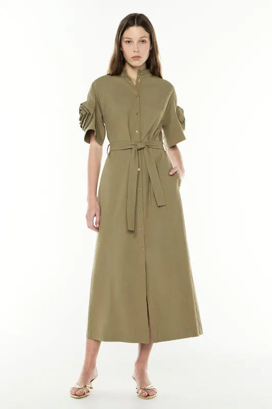 Cactus Flower Shirt Dress sold by Manning Cartel