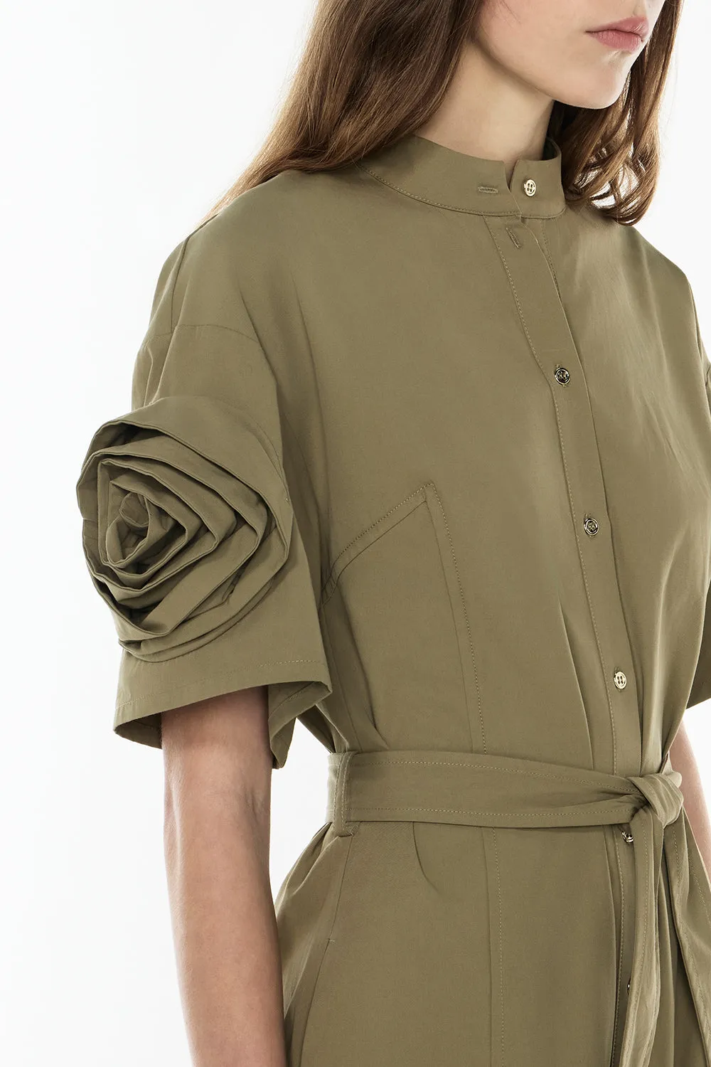 Cactus Flower Shirt Dress sold by Manning Cartel product image thumbnail 2