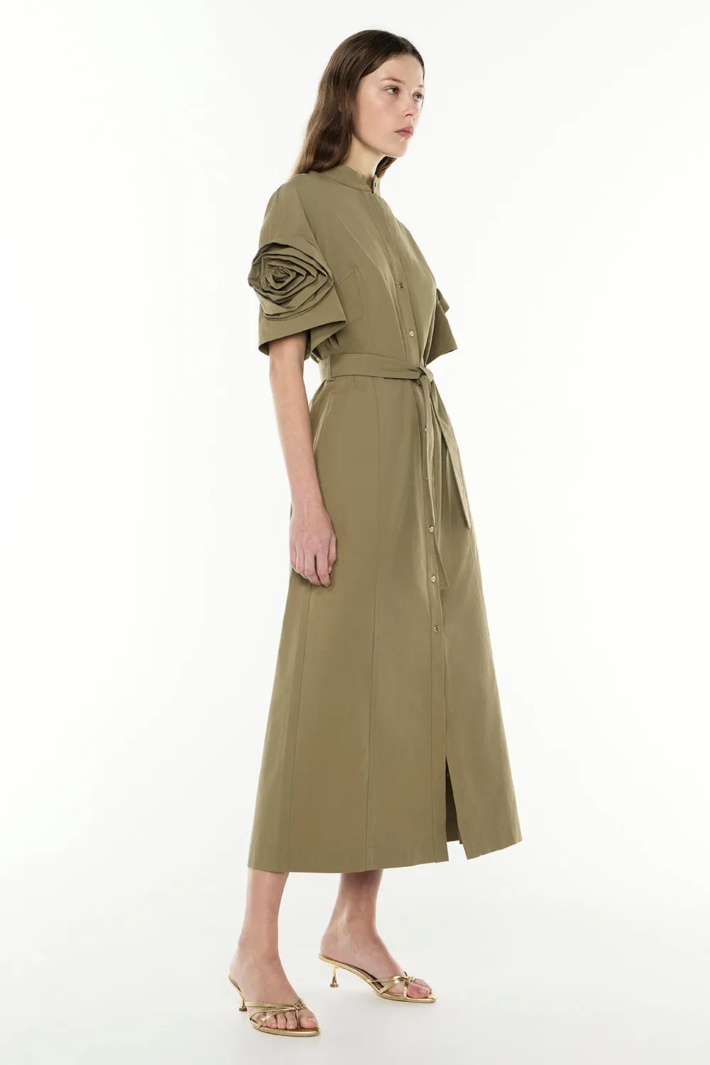 Cactus Flower Shirt Dress sold by Manning Cartel product image thumbnail 3