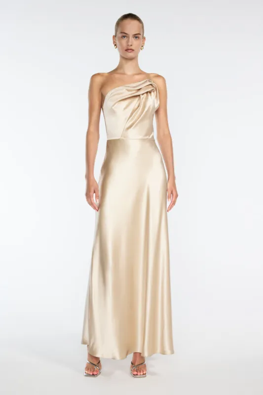 Show Me Love Strapless Gown sold by Manning Cartel