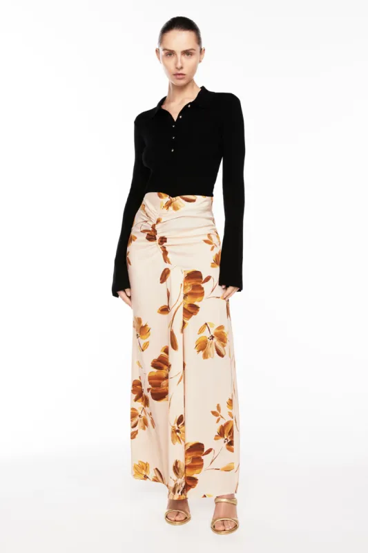 Marigold Floral Skirt sold by Manning Cartel